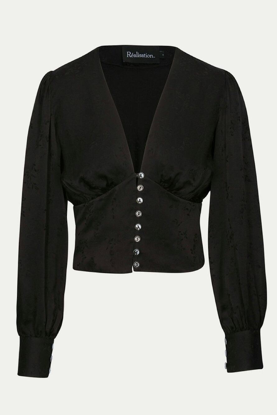 Realisation Par Kaia Velvet Top Blouse - S Voodoo